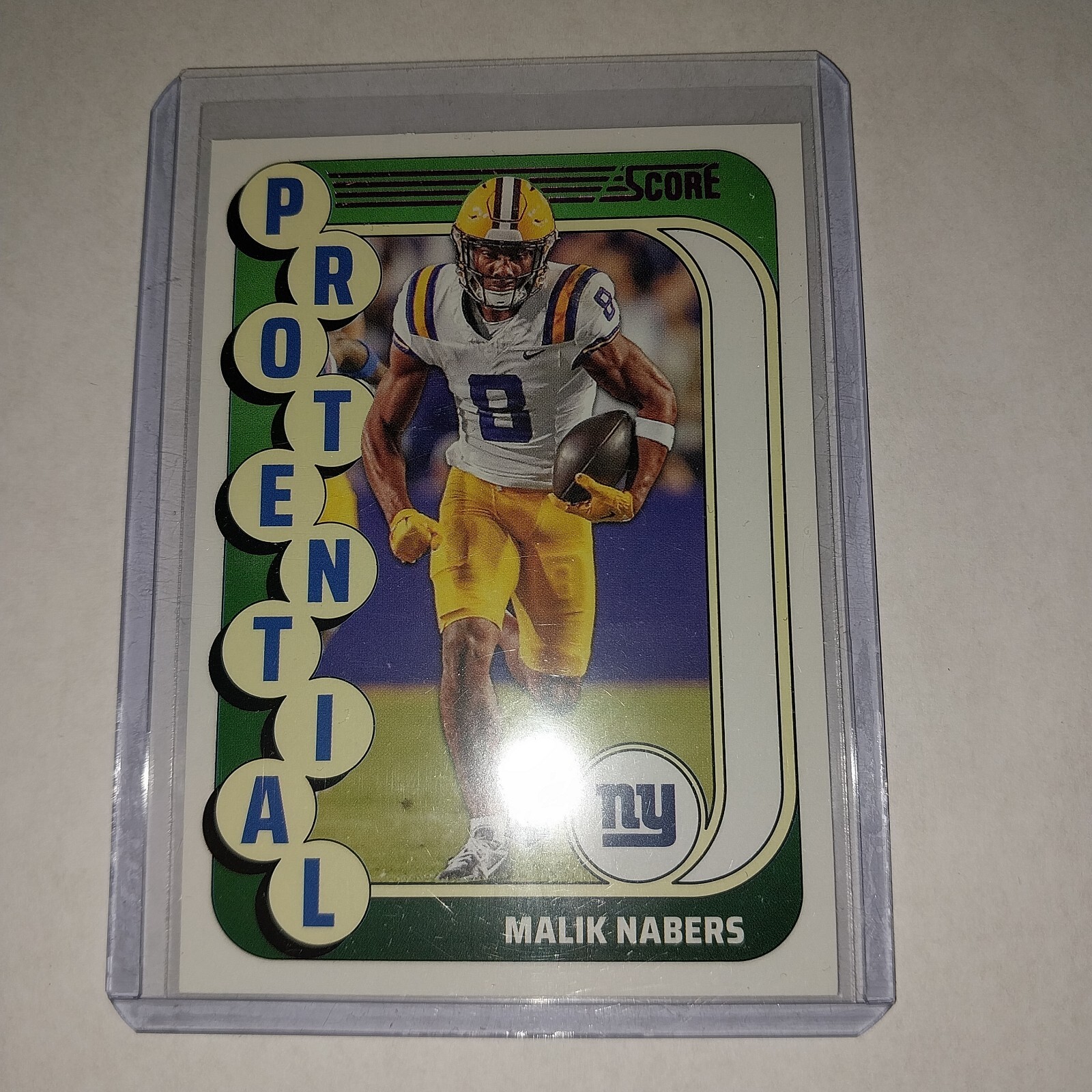 2024 Score - Protential Purple #4 Malik Nabers (RC)