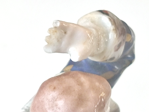 Crown‑Marked Dresden‑Style German Porcelain Figurine 15 cm Tall - Picture 7 of 7