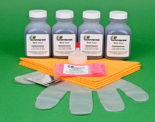 HP Pro 400 MFP M401 M425 80A CF280A 4-Toner Refill w/ Chips. 400gr. 10.8K Pages - 第 1/1 張圖片