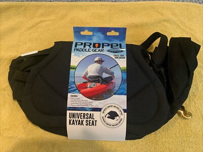 Propel Paddle Gear Shoreline Marine Black Universal Kayak Seat