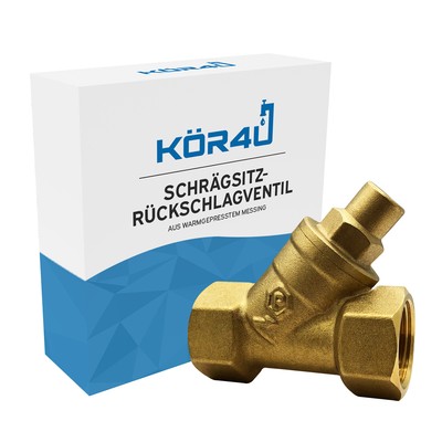 kör4u Schrägsitz-Rückschlagventil