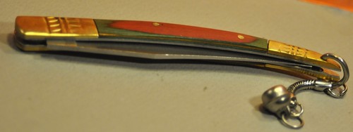 Rite Fruit/Melon/Sampler tester Pakkawood handle c.2002's Folding Knife NOS - Picture 10 of 12
