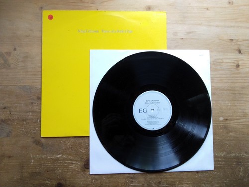 King Crimson Three of A Perfect Pair Very Good Vinyl LP Record Album EGLP55 - Picture 4 of 4