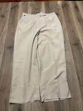 Liz Claiborne Pants, Women's Size 10, Tan, Anissa, Pleated, Straight Leg