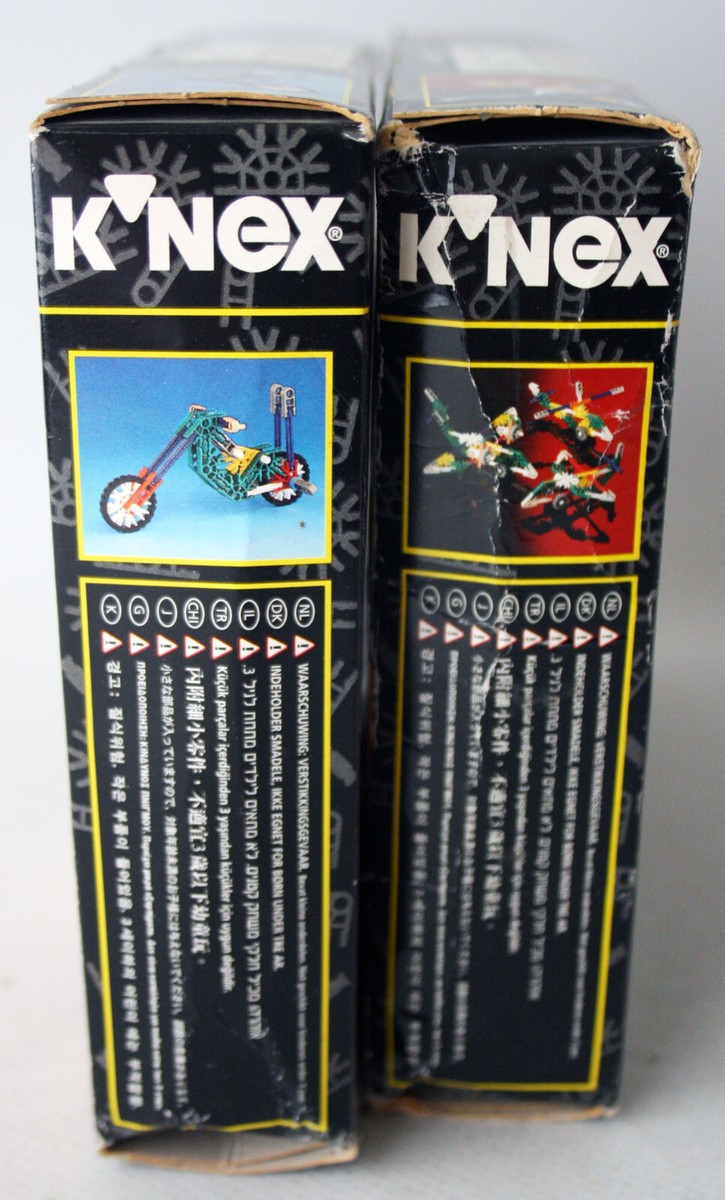 2X RARE VINTAGE 1996 KNEX MOTORBIKE AIPLANE 20507 20509 NEW ! | eBay