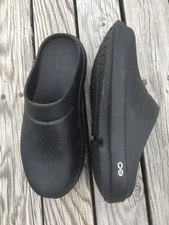 OOFOS OOcloog Recovery Slip On Clogs Comfort Black Size US 8 Men’s 10 Women’s