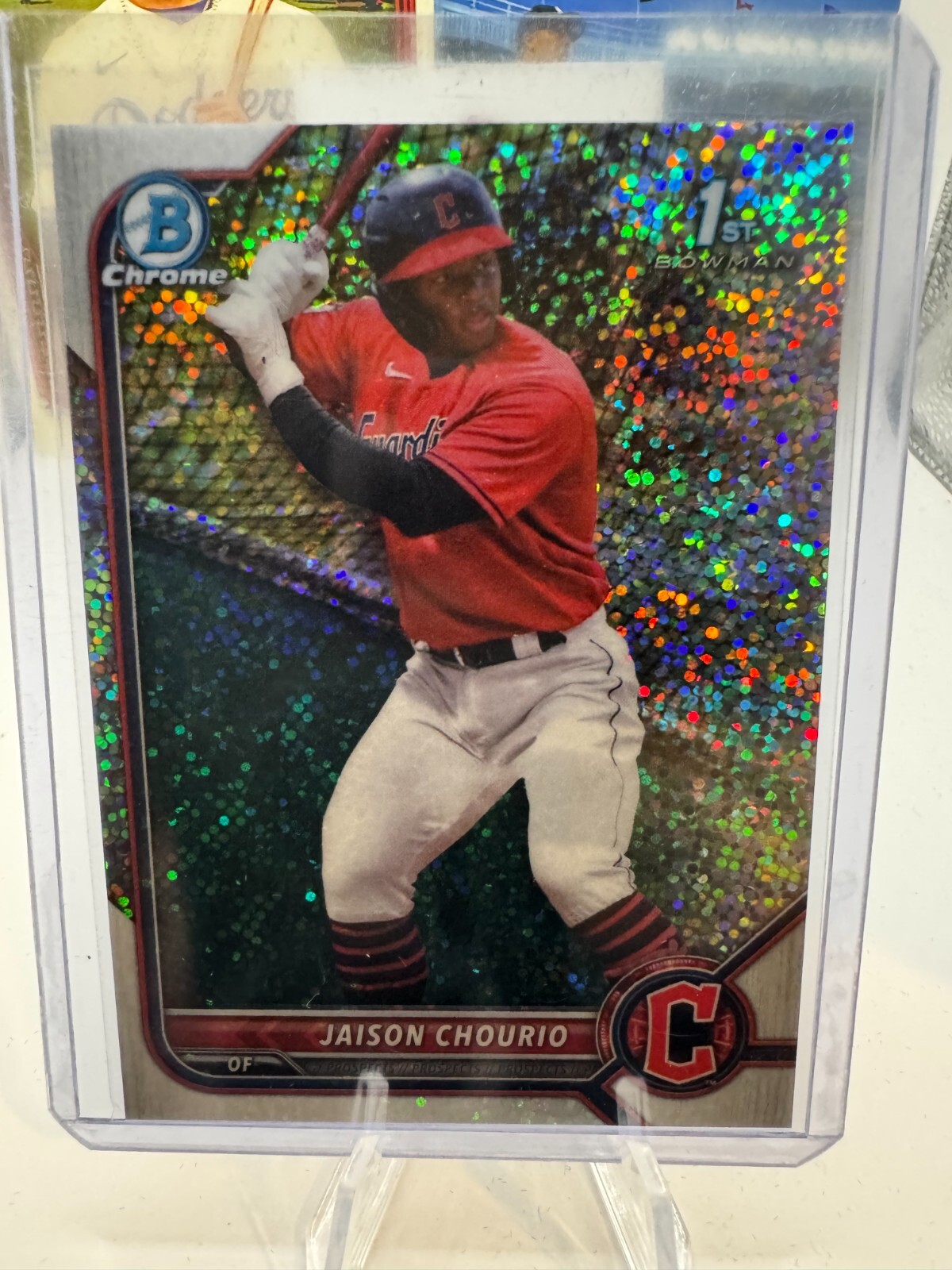 2022 Bowman Chrome - Prospects Jaison Chourio #BCP-174 Speckle Refractor /299