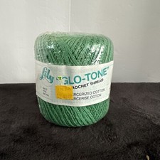 NOS VINTAGE LILY GLO TONE COTTON CROCHET THRE...