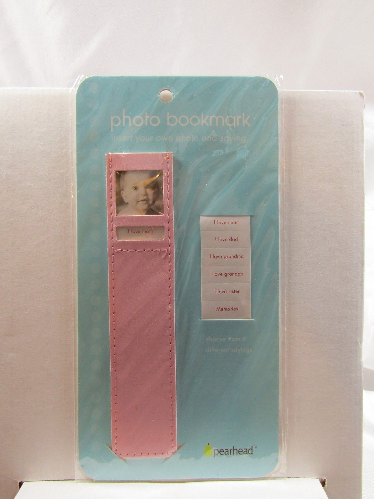 Pearhead Photo Bookmark INSERT YOUR OWN PHOTO AND SAYING