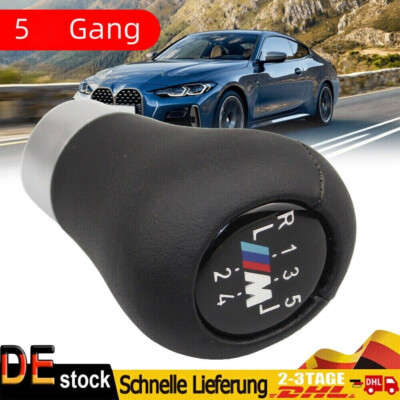 M Sport Leder Schaltknauf Schalthebel 5 Gang Für BMW 1er 3er E34 E36 E46