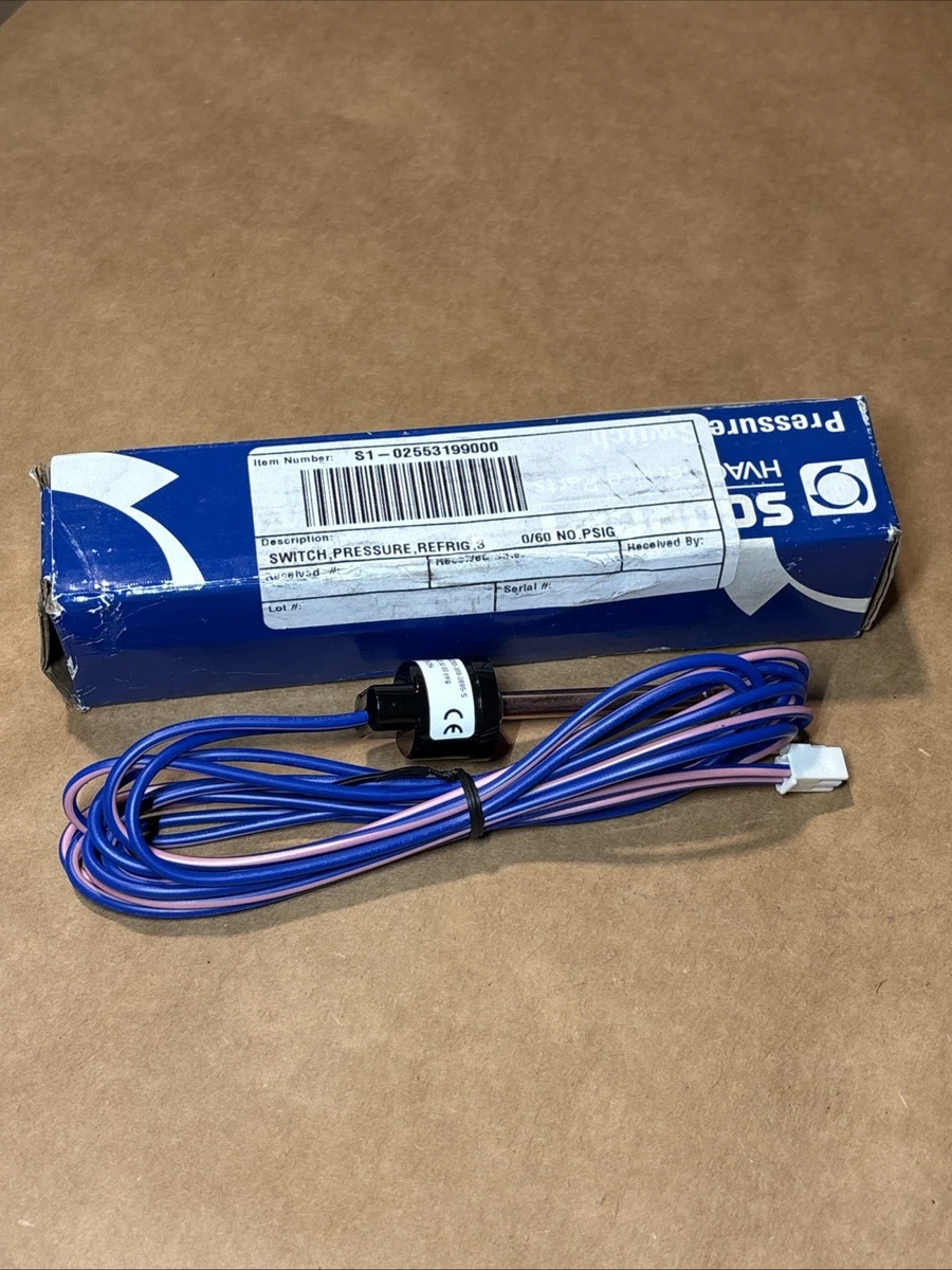 Source 1 Pressure Switch S1-02553199000 30-60 psig photo 3