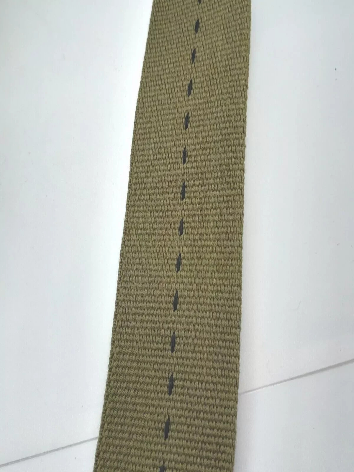 45MM WIDE WW2 COTTON PARACHUTE HARNESS WEBBING STRIP 2.5MM THICK Red,Black Green