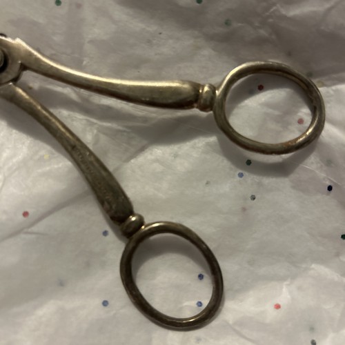 Sheffield, England Silver Plated Talon Scissor Tongs EPNS - Picture 5 of 8