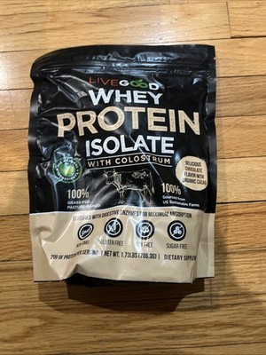 LIVEGOOD WHEY PROTEIN ISOLATE - WITH COLOSTRUM Exp 4/2027