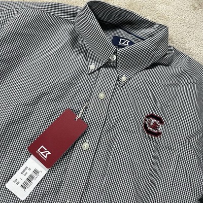 South Carolina Gamecocks Cutter & Buck Button Down Men s Shirt New With Tags SEC