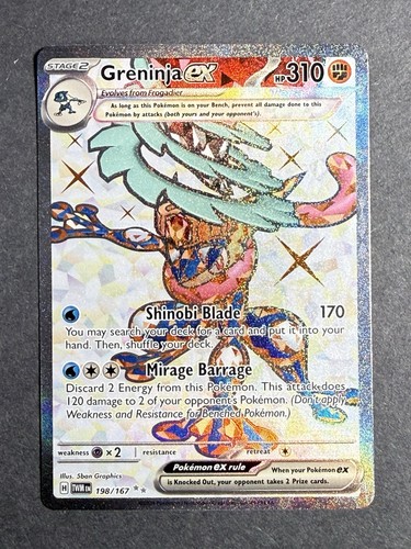 Pokemon Greninja ex - 198/167 - SV06: Twilight Masquerade (TWM)