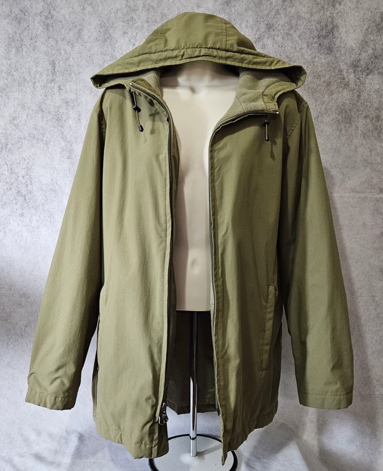 Eddie Bauer Hooded Full Zipper Jacket Size Large - Image 2 of 4