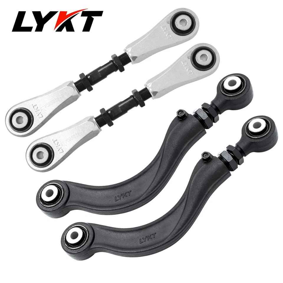 LYKT 4pcs Rear Camber&Toe Adjustable Control Kit for Porsche Panamera 10-16 - Image 3 of 4