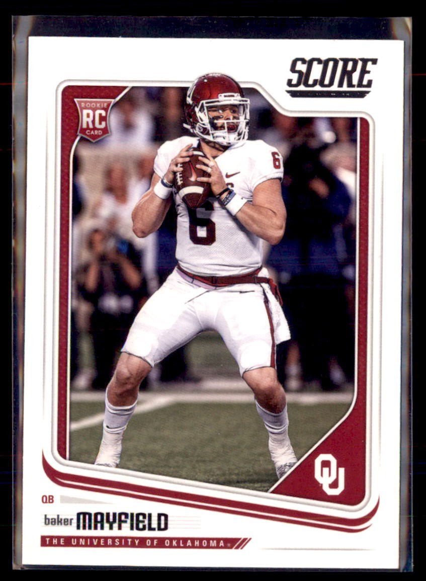 2018 Panini Score RC Baker Mayfield Oklahoma 351