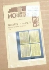 Detail Associates GR2713 HO Radiator Fan Screen