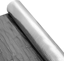 Self Adhesive Reflective Aluminium Foam Insulation 5Mm Thick, 24Cm X 10M Radiato