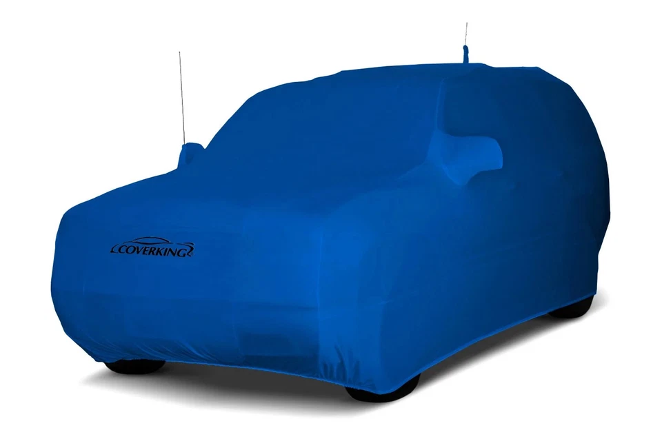 For Subaru Forester 19-24 Satin Stretch Indoor Grabber Blue Custom Car Cover Foto 3 de 4