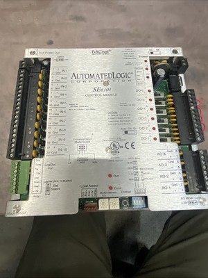 Automated Logic BACnet Control Module SE6104 Input: 10V 20mA Output: 24V 3A Used