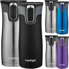 Contigo 16 oz. West Loop 2.0 Insulated Stainless Steel Travel Mug 2-Pack