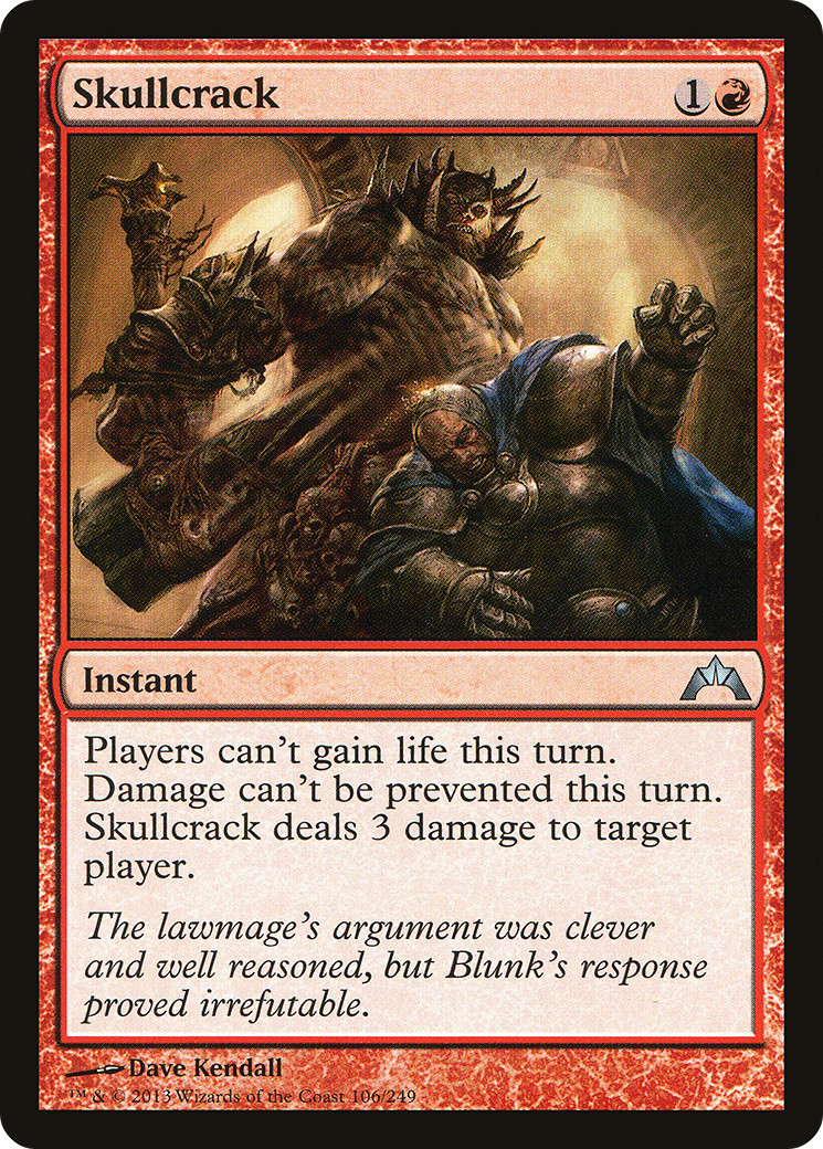 Skullcrack #106 (LP) Gatecrash GTC Magic MTG