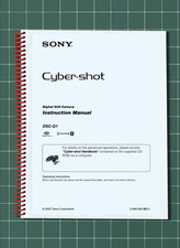 SONY DSC-G1 — 2 in 1 Owners Manual Guide Instructions — 164 Pages — USA Made