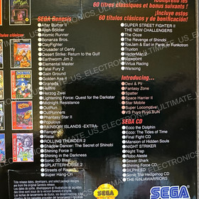 Sega Genesis Mini 2 2022 Console 16-bit USA Release 60 Games with 2 Controllers