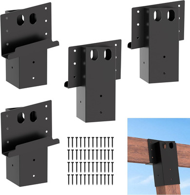 Deer Stand Brackets 4X4, Heavy Duty Metal Compound Angle Platform Brackets for D