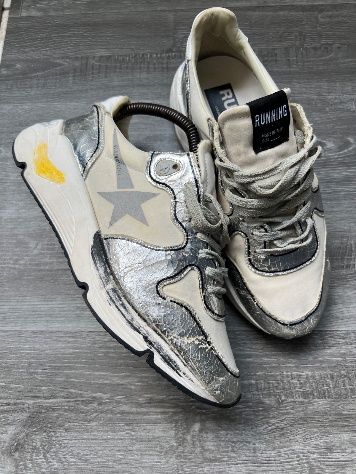 SAOLA Sneakers Gol Goose running suola argento Scarpe donna TAGLIA 39 euro taglia 9us