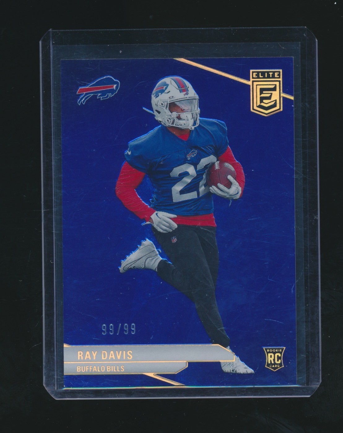 RAY DAVIS 2024 PANINI ELITE BLUE RC PARALLEL 99/99 #154