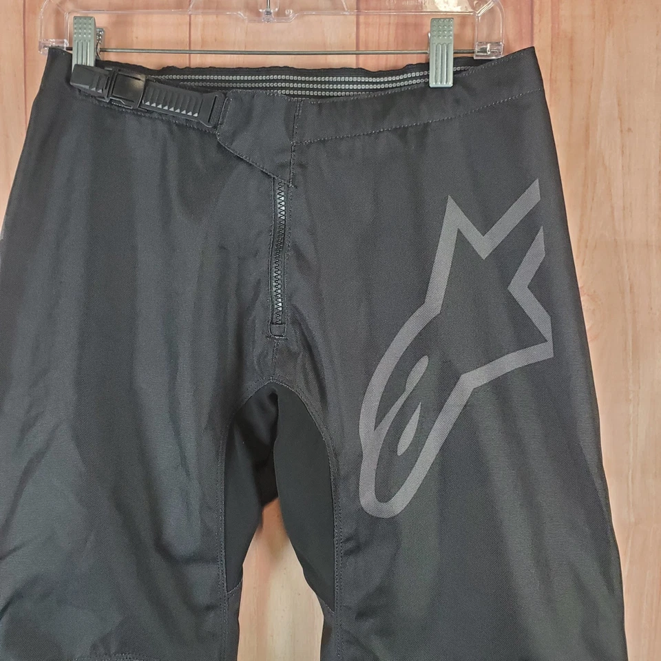 Pantalones de motocross Alpinestars de grafito fluido para hombre 30 negros forrados de malla logotipo carreras Foto 4 de 4