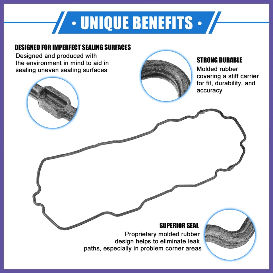 Car Oil Pan Gasket for Ford 04-2012 Rubber Transmission Pan Gasket - Image 3 of 4