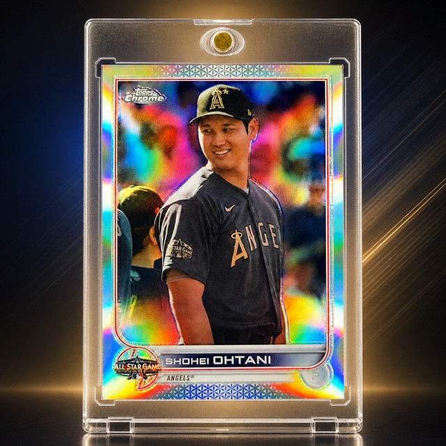 Shohei Ohtani Topps Chrome Refractor Variant MVP Mint MLB