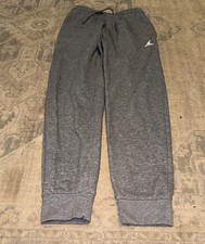 Air jordan Youth Boys Sz Large 12-13 Years Gray Jogger sweatpants Pants