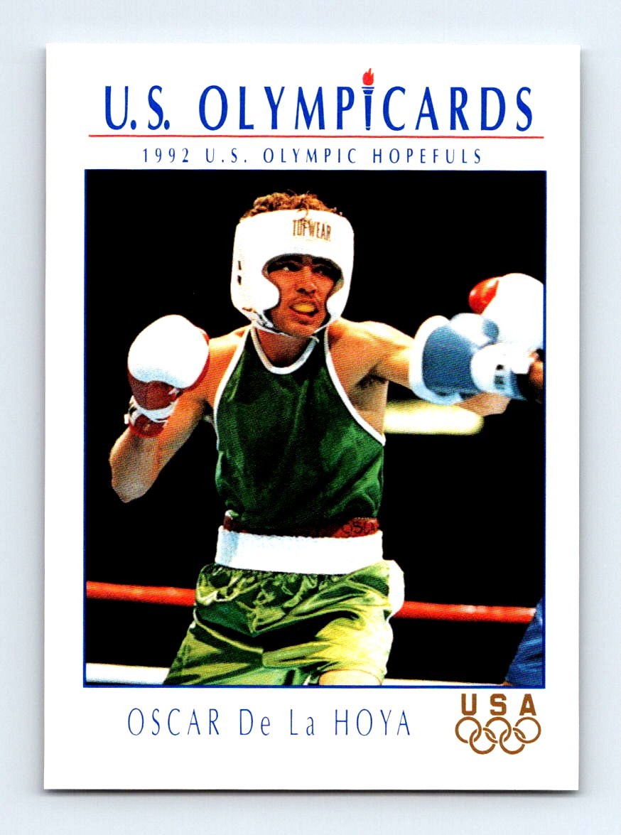 #23 1992 Impel Olympicards  Oscar De La Hoya