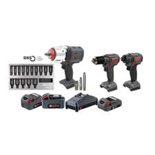 Ingersoll Rand IQV20 20V  Impact Wrench Cordless Power Tool Kit - 3 Tools