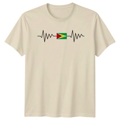 Guyana Herzschlag T-Shirt Guyana Heritage 2026 Geburtstag Geschenk für Sie und Ihn
