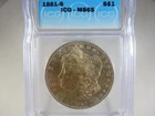 1881-S Morgan Silver Dollar graded MS-65 by ICG