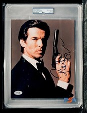 PSA DNA Pierce Brosnan Signed 