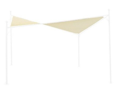 TrendLine Ersatzdach beige 4x4m für Pavillon Granada Barbuda Berlingo UV-Schutz