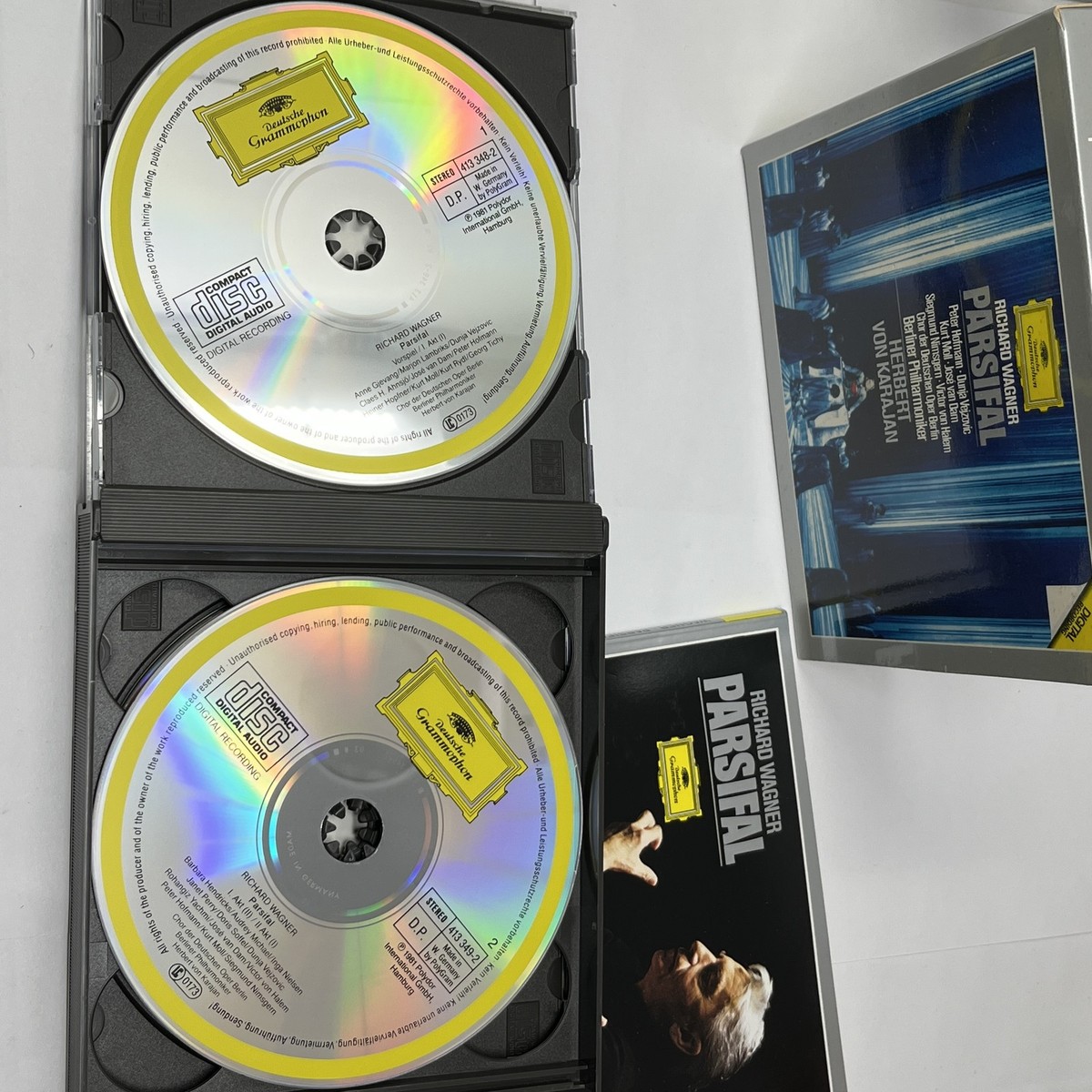 Richard Wagner Parsifal Karajan Deutsche Grammophon 4CD Box Set