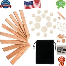 27-Piece Clarinet Cork Replacement Kit with Velvet Bag | Essential Accessories