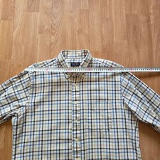 Jittmung Bros. Vintage Fit Ivory Check Shirt Pre-Owned