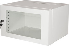 Armadio Rack 19" LK1906U30 Con Profondità 360 Mm E Porta in Vetro Temprato Con C