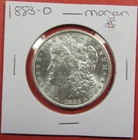 1883-O $1 U.S. Morgan silver dollar. Uncirculated. Fresh & lustrous.  (126050)