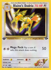 Blaine's Dodrio 1st Edition Uncommon Gym Challenge 32/132 NM on eBay